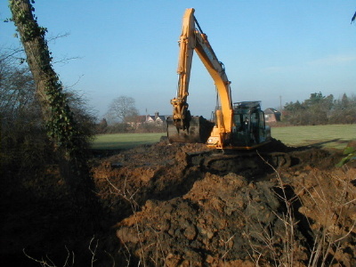 The pond gets bigger